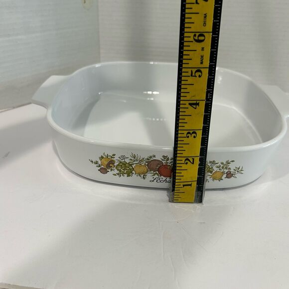 Vintage Corning Ware A-10-B Spice of Life Collection L’Echalote w Pyrex Lid A12C - Picture 11 of 12
